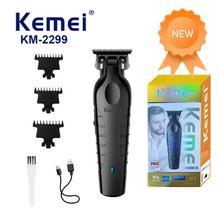 Kemei Professional Hair Clipper Set — black
