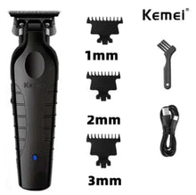 Kemei Professional Hair Clipper Set — black